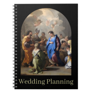 Caderno Espiral Diário de Planejamento de Casamento Católico de Ma