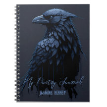 Diário de Poesia de Raven Personalizado