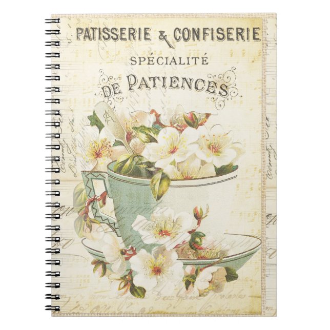 Caderno Espiral Diário de recebimento de doces tratamentos (Frente)