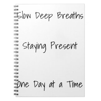 Caderno Espiral Diário de recuperação