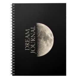 Caderno Espiral Diário de Sonho de Meia Lua 