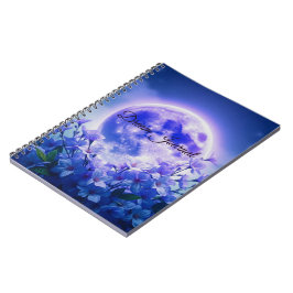 Caderno Espiral Diário de Sonhos da Lua Bonita