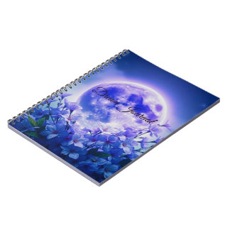 Caderno Espiral Diário de Sonhos da Lua Bonita