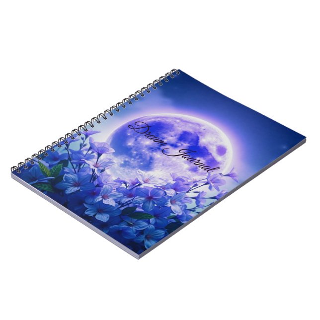 Caderno Espiral Diário de Sonhos da Lua Bonita (Left Side)