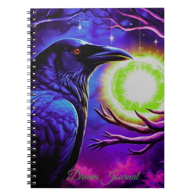 Caderno Espiral Diário de Sonhos da Raven (Frente)