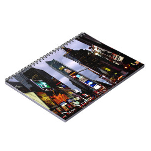Caderno Espiral Diário de Souvenir da Praça do Notebook Times de N