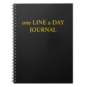 Caderno Espiral "Diário de Uma Linha por Dia: Diário Diário de Mem