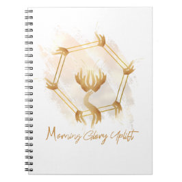 Caderno Espiral Diário de Uplift da Glória da Manhã