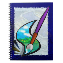 Caderno Espiral Diário Design SKETCH do Artista Mural