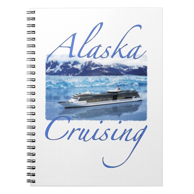 Caderno Espiral Diário do cruzeiro de Alaska (Frente)