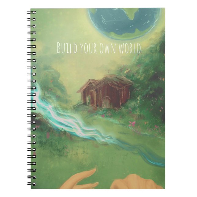 Caderno Espiral Diário do Dreamweaver: Construa seu 📔 mundial ✨ (Frente)