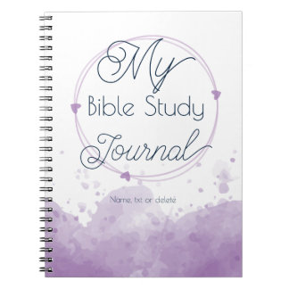 Caderno Espiral Diário do Estudo de bíblia, devoção