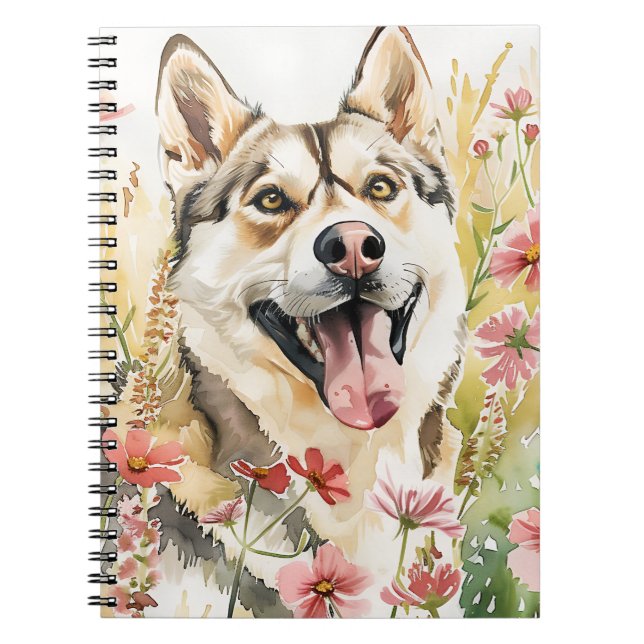 Caderno Espiral Diário do rouco - Notebook Cachorro d'água (Frente)