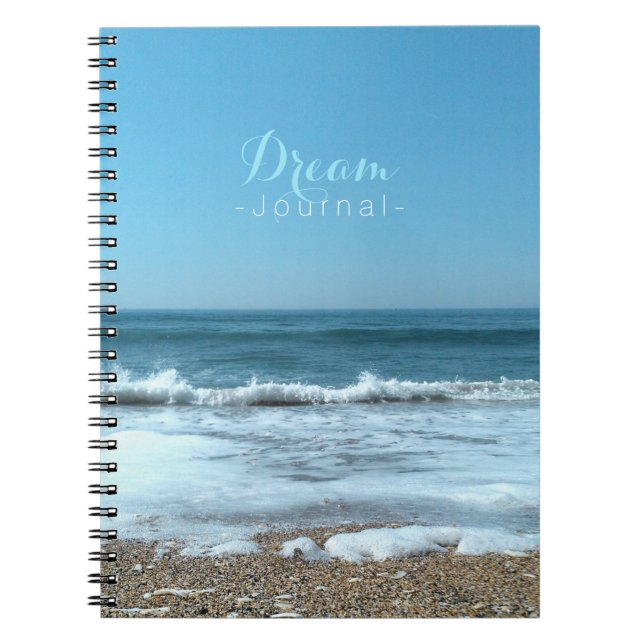 Caderno Espiral Diário do sonho da praia (Frente)