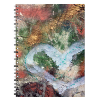 Caderno Espiral Diário do vazio do coração dos grafites
