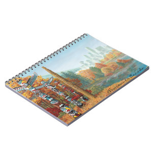 Caderno Espiral Diário e Livros de Polegada Totem de Notebook Vanc