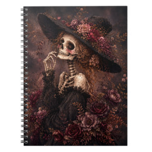 Caderno Espiral Diário Esqueleto Botânico