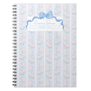 Caderno Espiral Diário Floral para Notebook do Grande Milênio