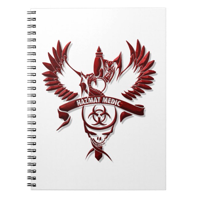 Caderno Espiral Diário HazMat (Frente)