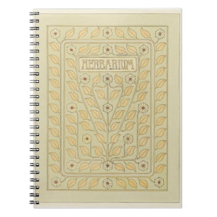 Caderno Espiral Diário Herbarium Plant Gardening