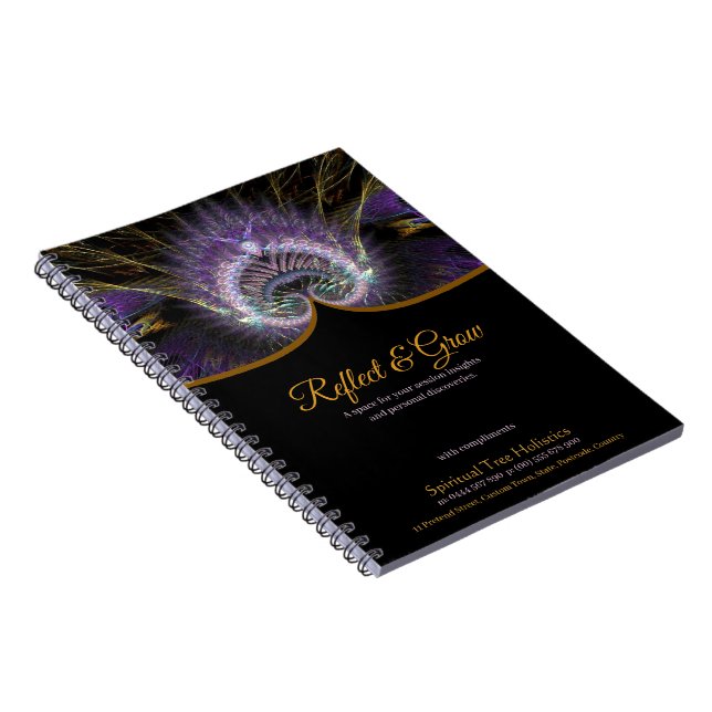 Caderno Espiral Diário Holístico da Árvore Espiritual (Lado Direito)