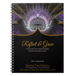 Caderno Espiral Diário Holístico da Árvore Espiritual
