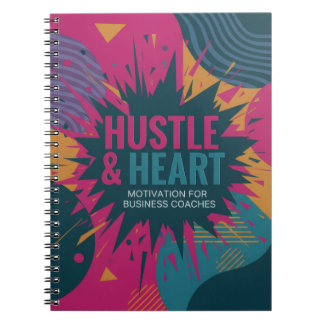 Caderno Espiral Diário Hustle & Heart
