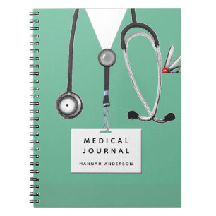 Caderno Espiral Diário Médico Pessoal
