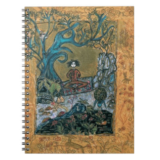 Caderno Espiral Diário mestre Meditating