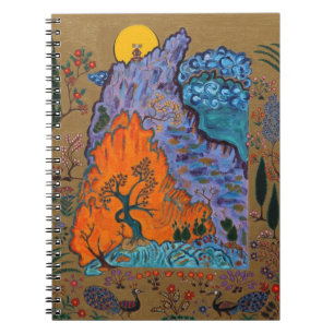 Caderno Espiral Diário mestre Meditating
