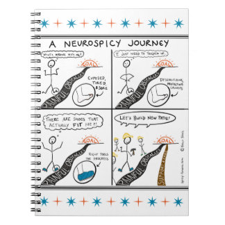 Caderno Espiral Diário/notebook para adultos e adolescentes de neu