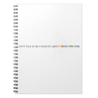 Caderno Espiral Diário Notebook Pedro Pascal Funny Rainbow