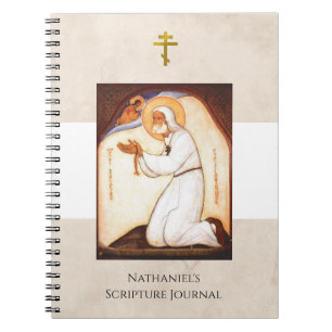 Caderno Espiral Diário Ortodoxo de Escrituras Cristãs