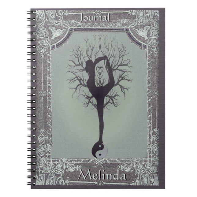 Caderno Espiral Diário para a saúde, felicidade (Frente)