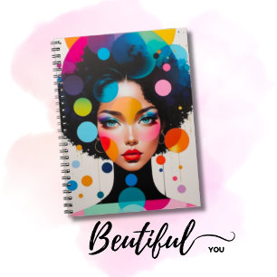 Caderno Espiral Diário para notebook Colorfull You