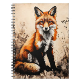 Caderno Espiral Diário para Notebook Fox