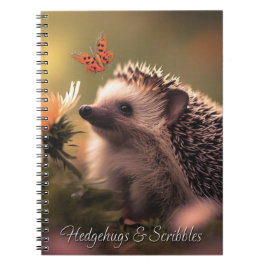 Caderno Espiral Diário para notebook Hedgehugs & Scribbles