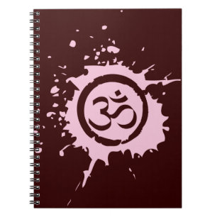 Caderno Espiral Diário para Notebook Planeta Orgânico Aum Rosa