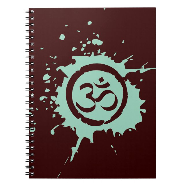 Caderno Espiral Diário para Notebook Planeta Orgânico Aum Verde (Frente)