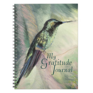 Caderno Espiral Diário Pastel da gratitude das belas artes do