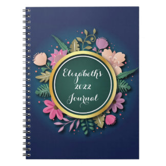 Caderno Espiral Diário personalizado 2022