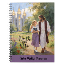 Diário Personalizado 'Caminhar Comigo' Cristão LDS