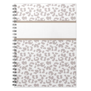 Caderno Espiral Diário Personalizado de Notebook de Impressão Leop
