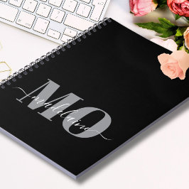 Caderno Espiral Diário Personalizado de Oferta de Notebook Monogra