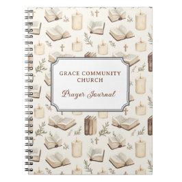 Caderno Espiral Diário Personalizado de Oração da Igreja
