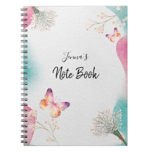 Caderno Espiral Diário personalizado para escola, trabalho e prese