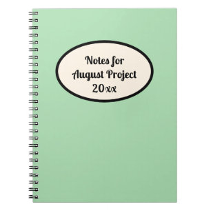 Caderno Espiral diário personalizável