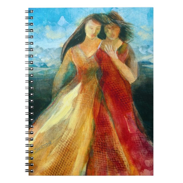 Caderno Espiral Diário pessoal compartilhado dos segredos (Frente)