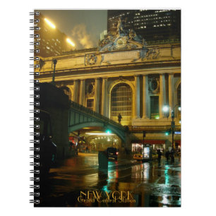 Caderno Espiral Diário Romântico Grande Central do Notebook de Nov