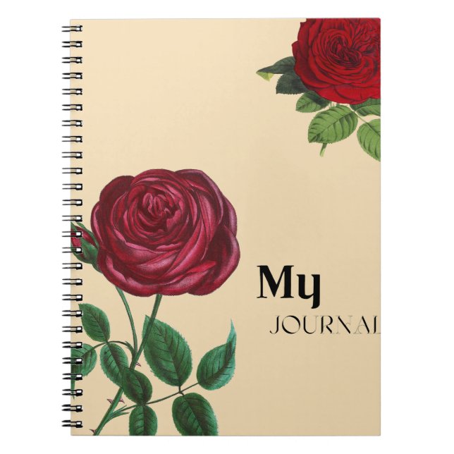 Caderno Espiral diário rosa (Frente)